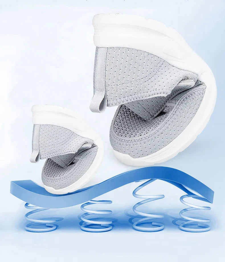 Orthopedische Extra-Brede Wandelschoenen – Comfort voor Gezwollen Voeten en Gevoelige Zolen