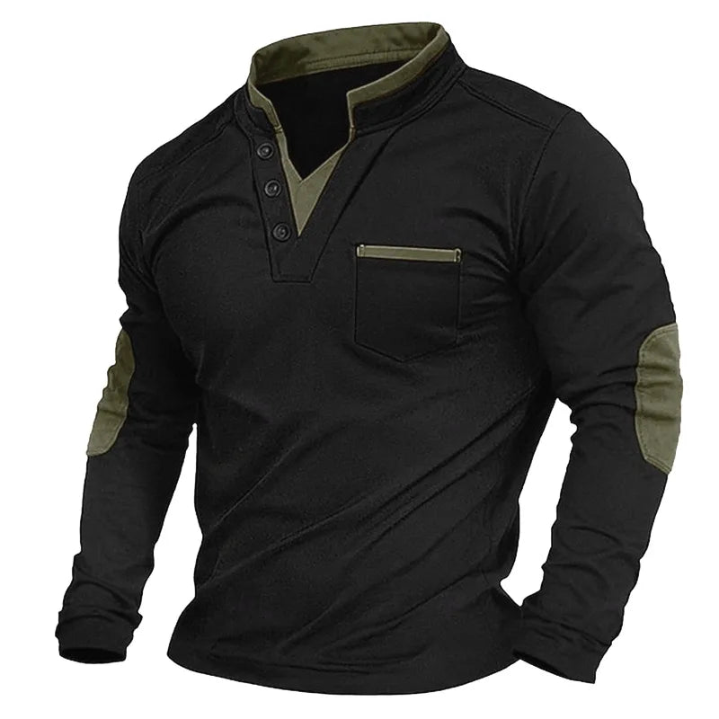 Heren V-hals Sweatshirt – Comfortabel, Stijlvol & Veelzijdig voor Elke Dag