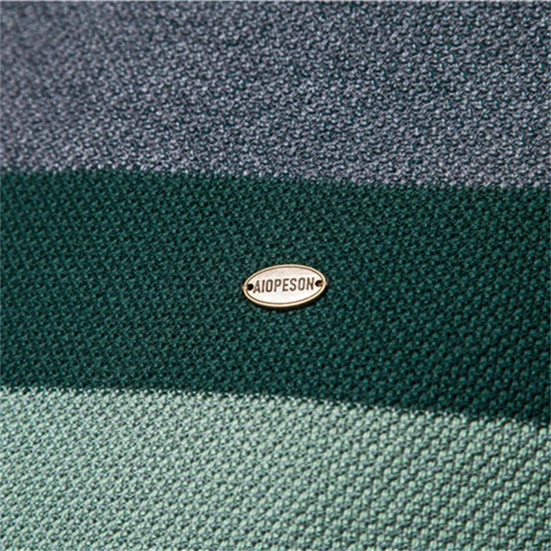 Stoere Herentrui – Slim Fit Gebreide Trui van Zacht Katoen met Gerstekorrelstructuur
