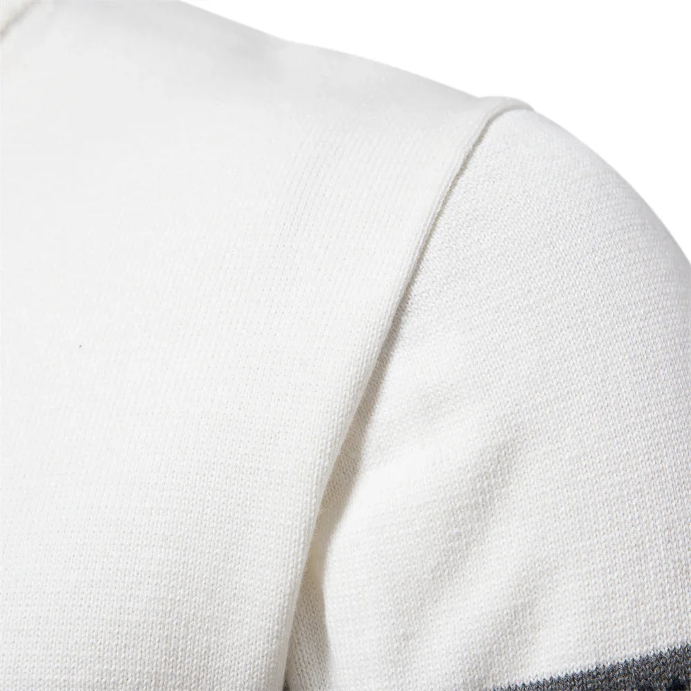 Heren Premium Katoenen Zip Polo – Tijdloze Stijl & Dagelijks Comfort