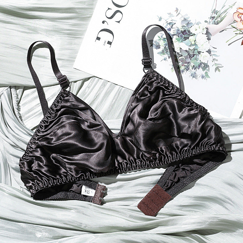 Luxe Zijde Beha Zonder Beugel – Elegant, Ademend & Comfortabel Ondergoed