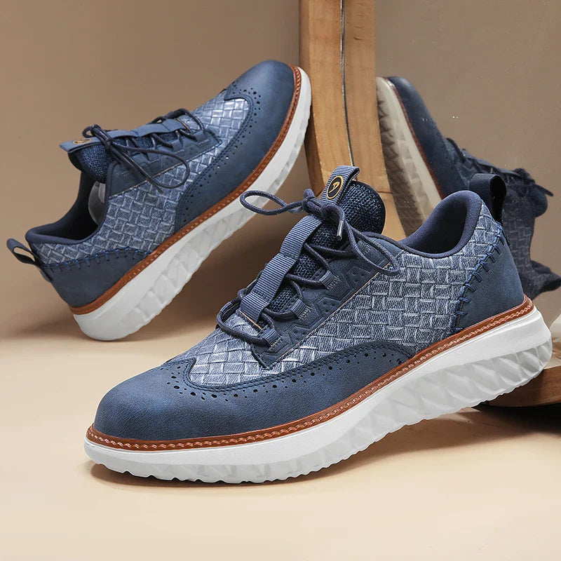 Lichtgewicht Leren Sneakers met Orthopedisch Voetbed – Ademend & Comfortabel Schoeisel voor de Hele Dag