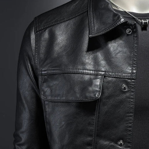 Rider Leren Jack – Stoer Motorjack van Premium Leer met Luxe Afwerking