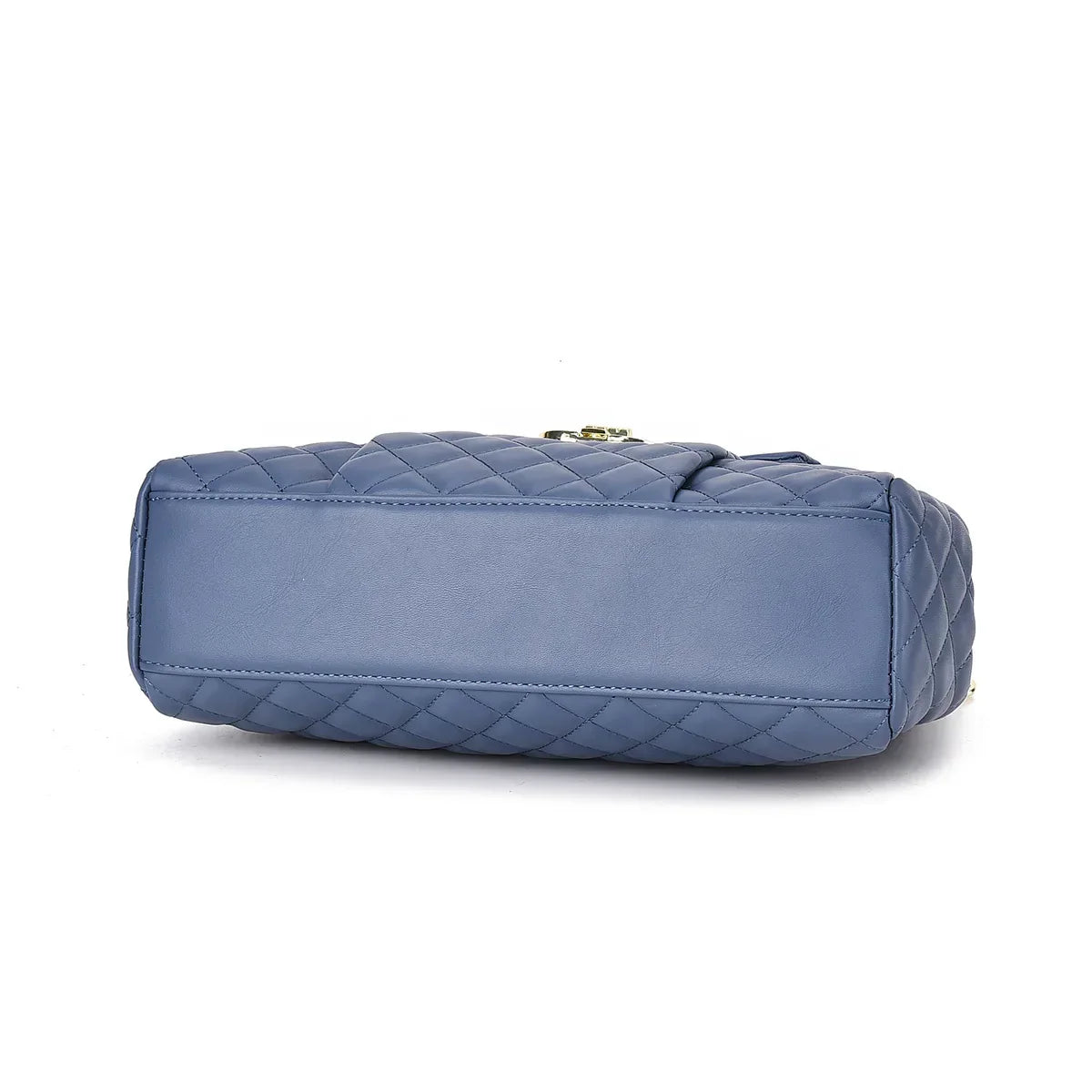 Luxe Diamant-Quilt Schoudertas met Gouden Details