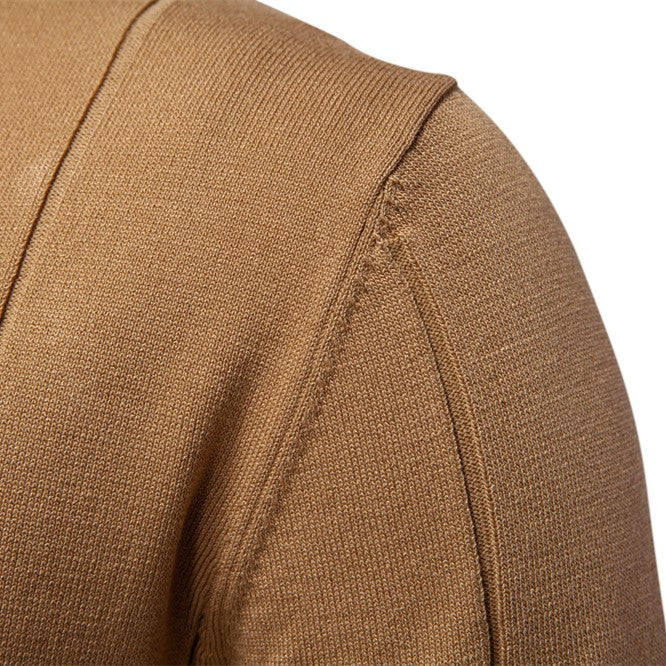 Polo met Rits – Luxe Herenpolo van Stretchstof met Sportieve Knit Details