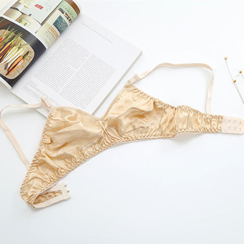 Luxe Zijde Beha Zonder Beugel – Elegant, Ademend & Comfortabel Ondergoed