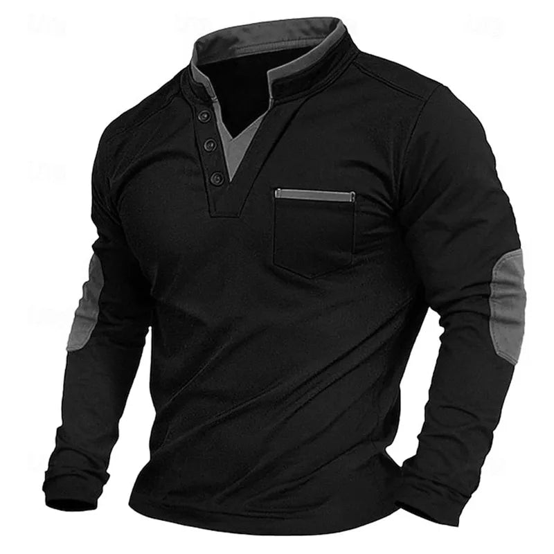 Heren V-hals Sweatshirt – Comfortabel, Stijlvol & Veelzijdig voor Elke Dag