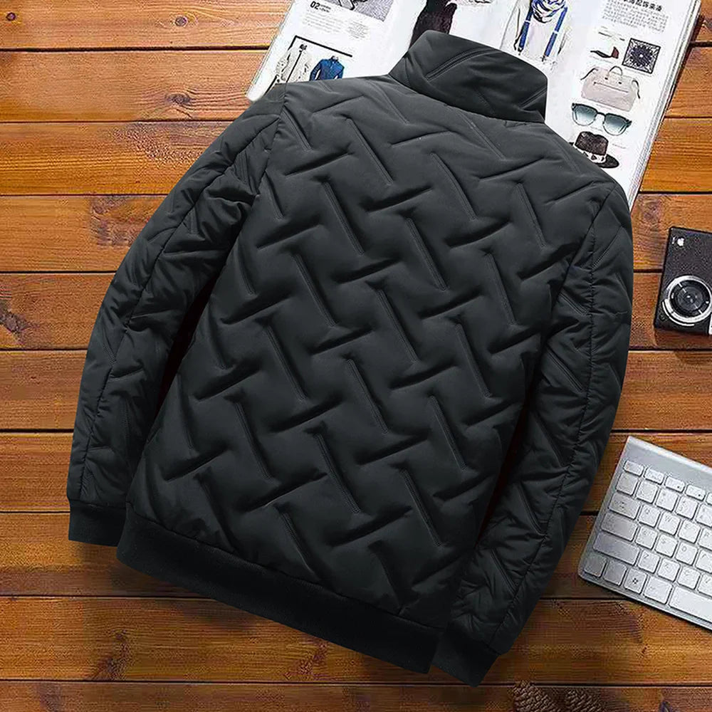 Polar Guard Jas – Warme Gewatteerde Winterjas met Slim Fit & Beschermende Kraag