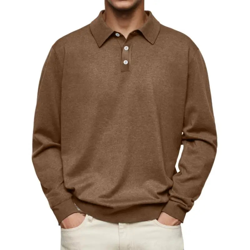 Polo Casual met Lange Mouwen – Stijlvolle Herenpolo voor Comfort & Smart-Casual Looks