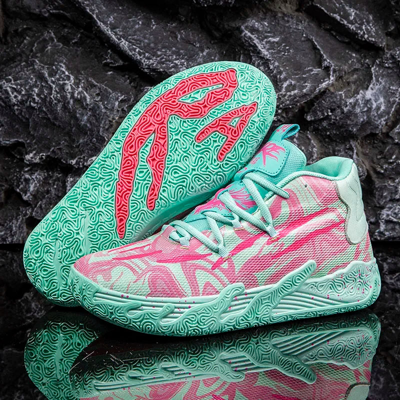 Basketbalschoen – Schokabsorberende Sportschoen met Ademend Gaas & Stijlvol Design