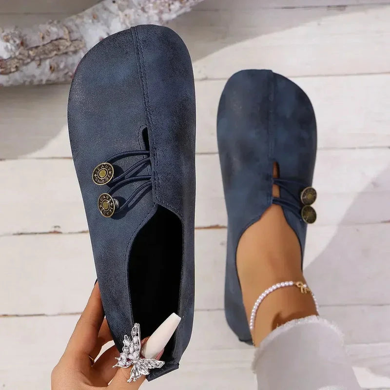 Zachte Suède Orthopedische Damesloafers – Stijlvol & Comfortabel