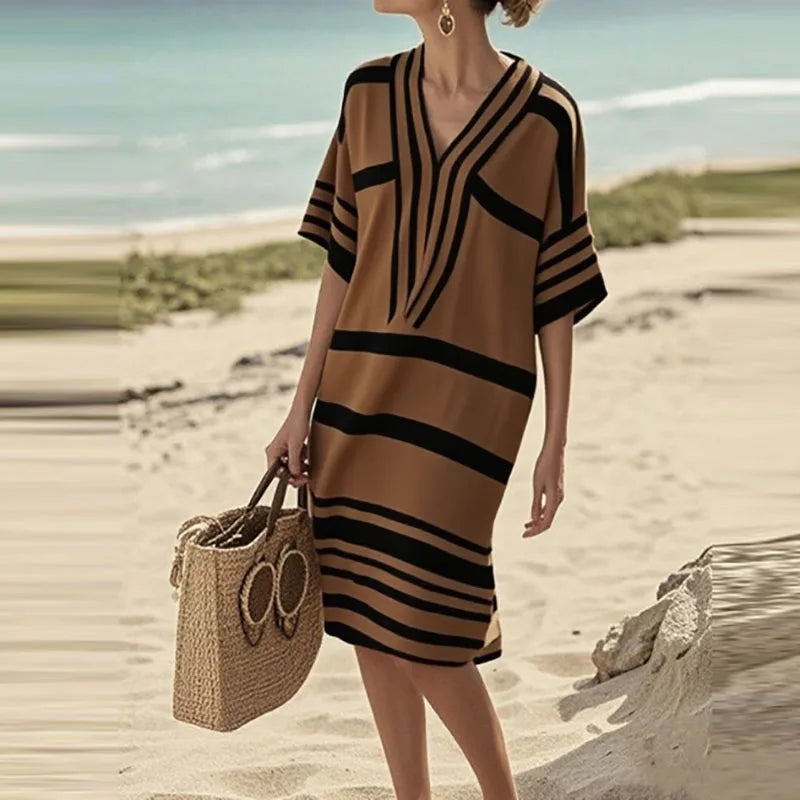 Elegante Vintage Jurk – Tijdloze Stijl voor Elke Gelegenheid