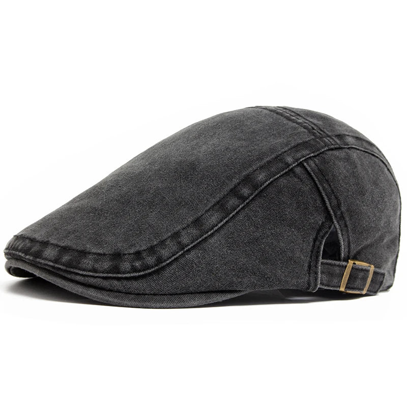 Vintage Heren Pet – Retro Stijl Pet met Verstelbare Pasvorm en Ademend Comfort