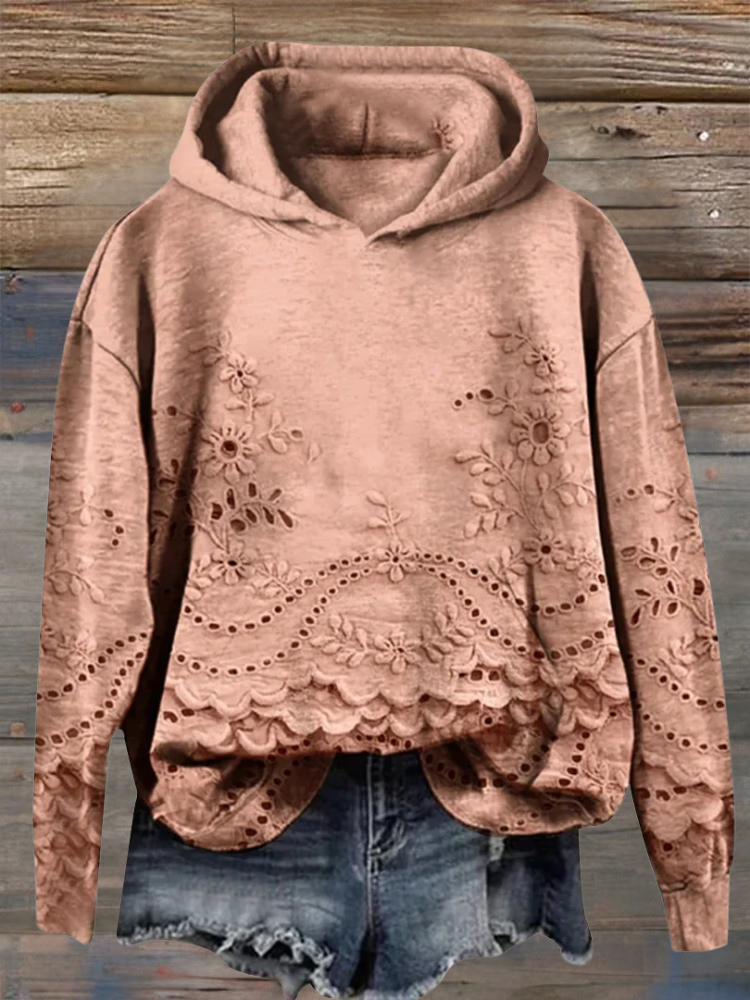 Trui met Kanten Details – Vrouwelijke & Comfortabele Damestrui met Elegante Afwerking
