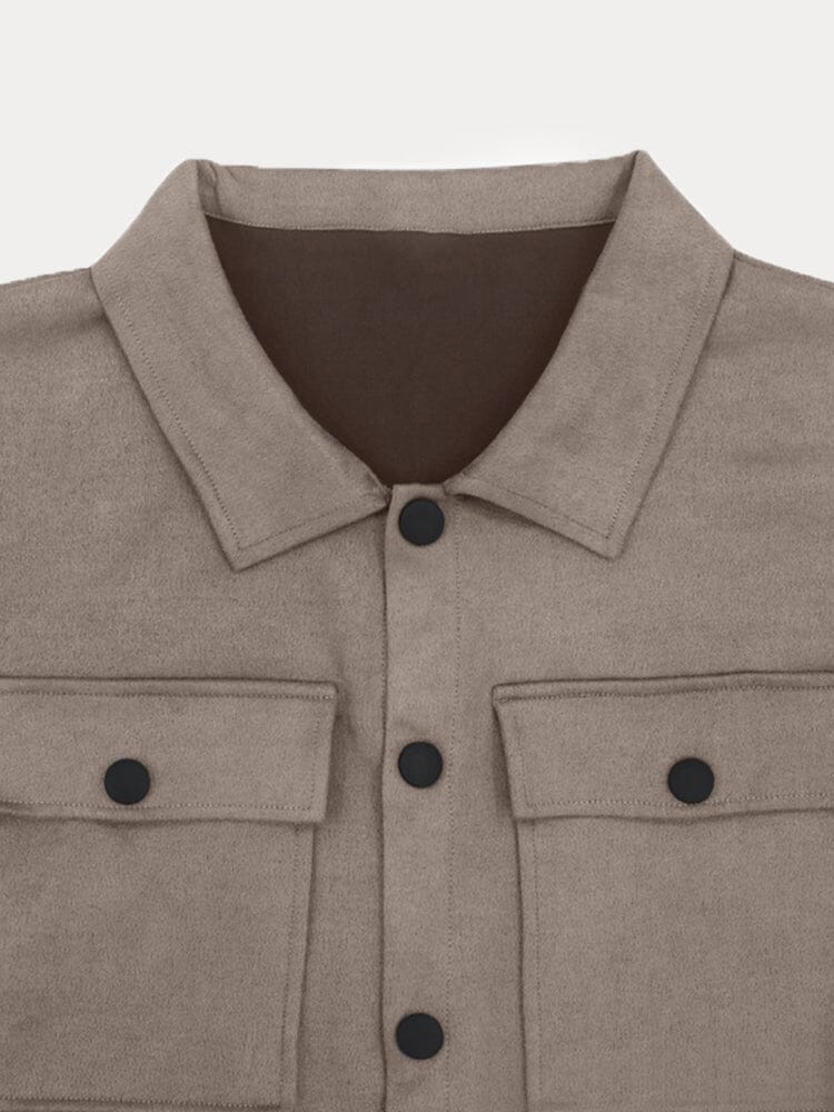 Stijlvolle Heren Set – Comfortabel Overhemd met Lange Mouwen en Broek