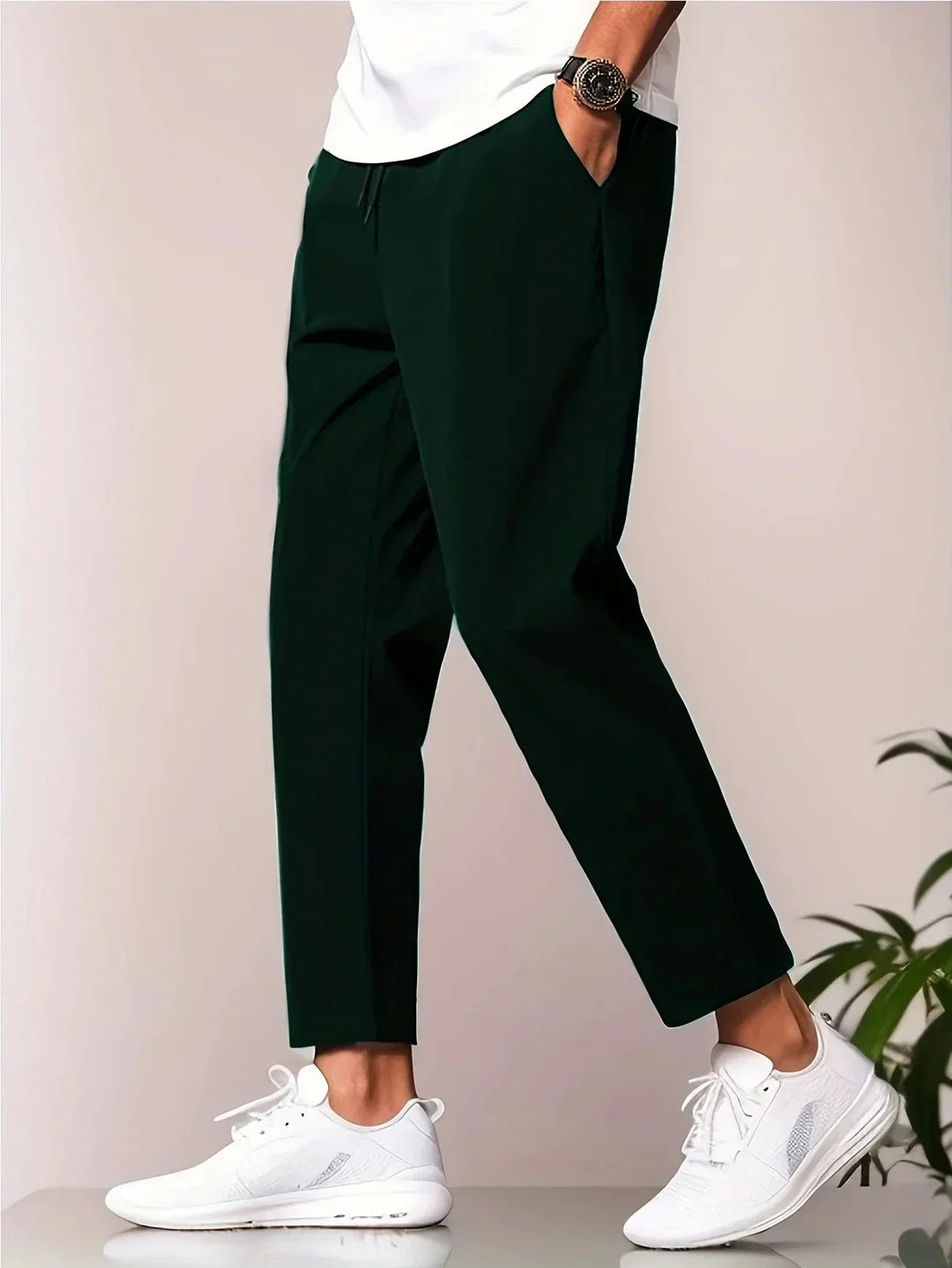 Ademende Vrijetijdsbroek voor Heren – Comfortabel voor Reizen & Weekenden