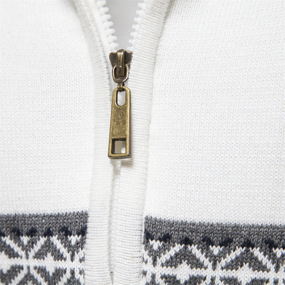 Heren Premium Katoenen Zip Polo – Tijdloze Stijl & Dagelijks Comfort