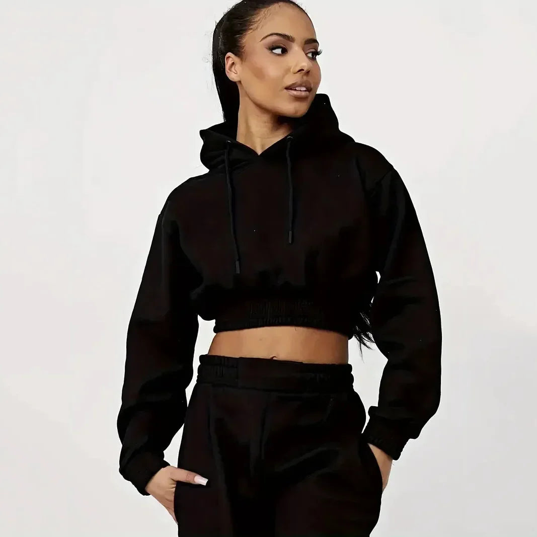Dames Trainingspak – Pullover Trui & Sweatpants in Comfortabele Stijl