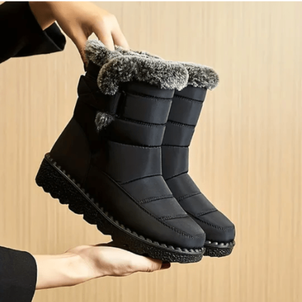 Waterdichte Dames Winterlaarzen – Warme & Antislip Winterschoenen