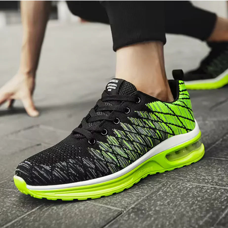 Sportsneakers met Schokabsorberend Luchtkussen – Comfortabele Wandelschoenen & Trainingsschoenen
