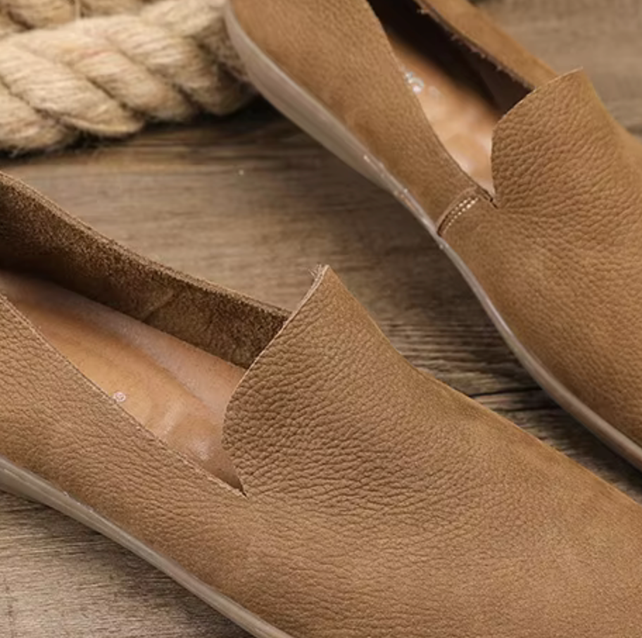 Heren Premium Leren Instappers – Elegante Comfort, Gevoerde Zool, Veelzijdig voor Casual & Formeel