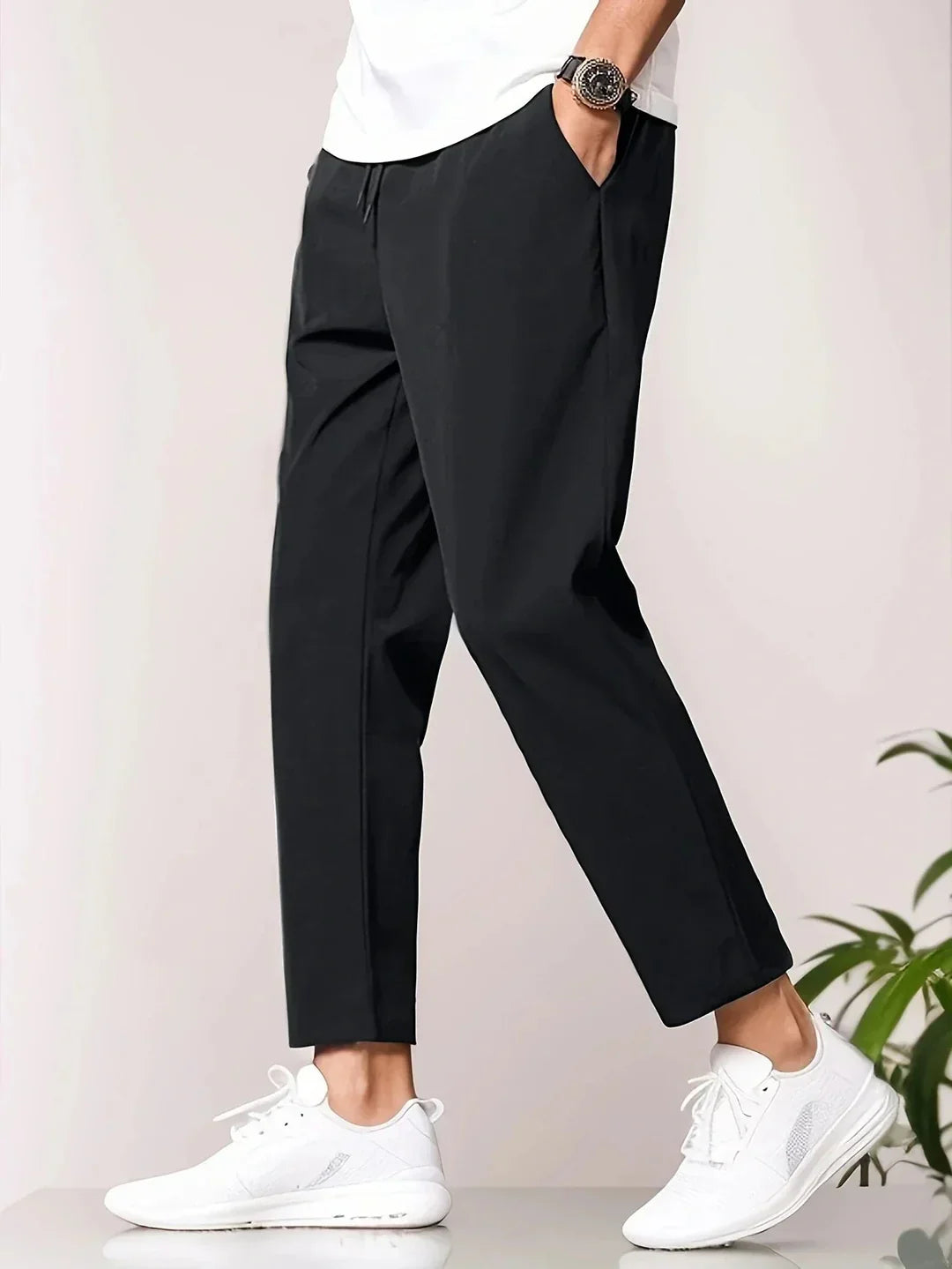 Ademende Vrijetijdsbroek voor Heren – Comfortabel voor Reizen & Weekenden
