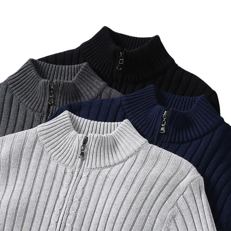 Luxe Zip Cardigan – 100% Biologisch Katoen, Ademend & Comfortabel Vest