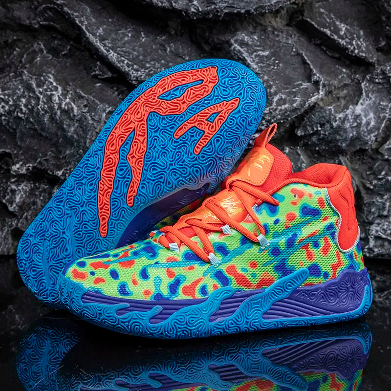 Basketbalschoen – Schokabsorberende Sportschoen met Ademend Gaas & Stijlvol Design