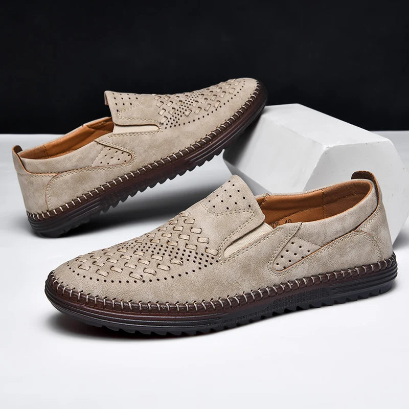 Genuine Leather Loafer – Klassieke en Comfortabele Herenschoen van Echt Leer