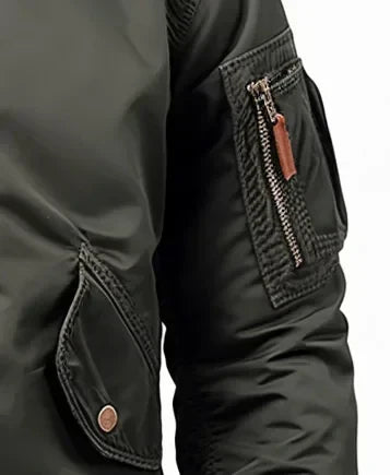 Gridlock Bomberjack – Stoer Heren Jack met Duurzaam Canvas & Functioneel Design