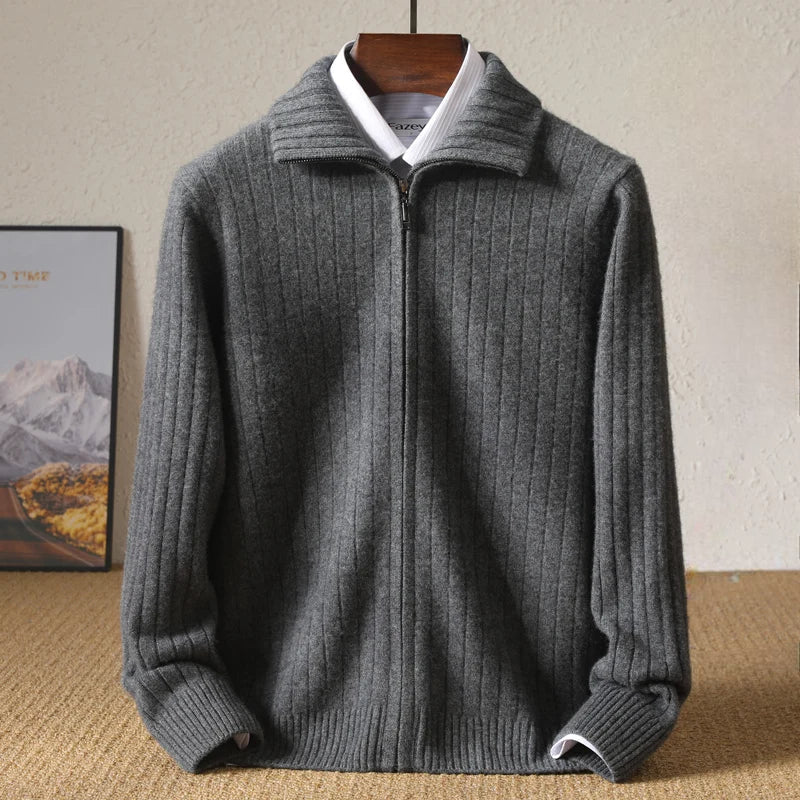 Luxe Heren Cashmere Trui – Zachte Kasjmier & Merino Wol Sweater