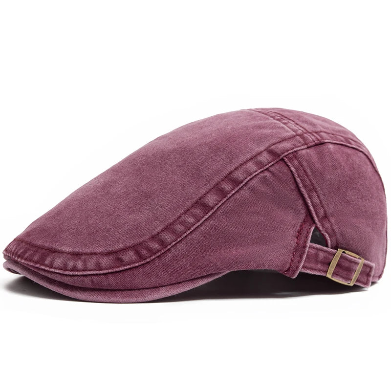 Vintage Heren Pet – Retro Stijl Pet met Verstelbare Pasvorm en Ademend Comfort