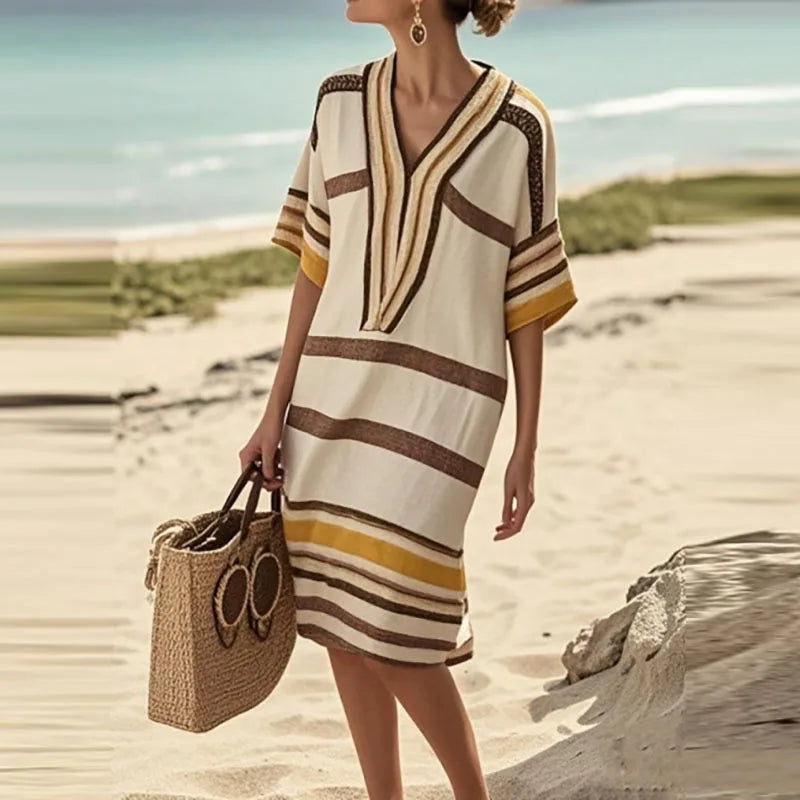 Elegante Vintage Jurk – Tijdloze Stijl voor Elke Gelegenheid