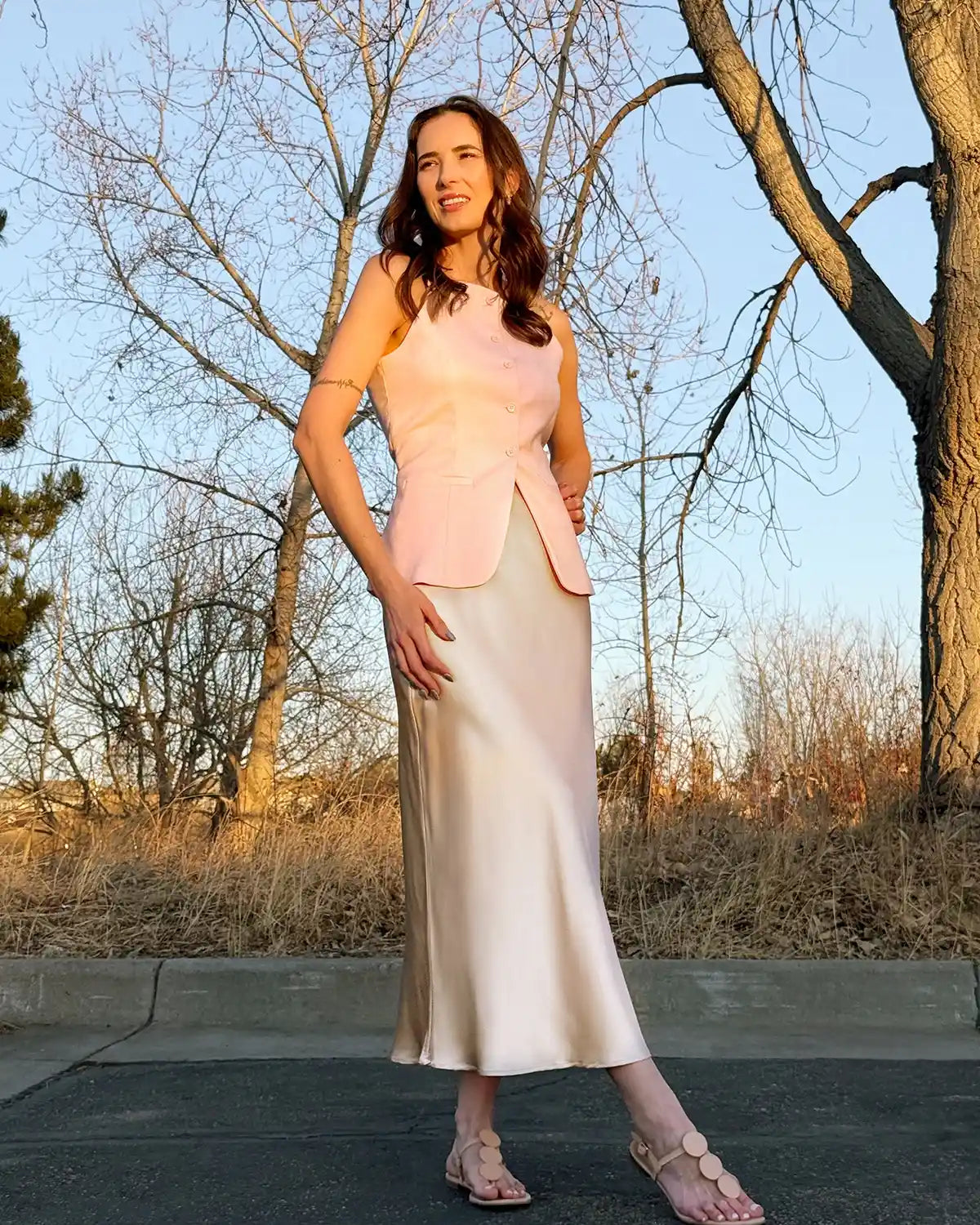 Silk Maxi Skirt – Luxe 100% Zijde Maxi Rok met Elegante Pasvorm