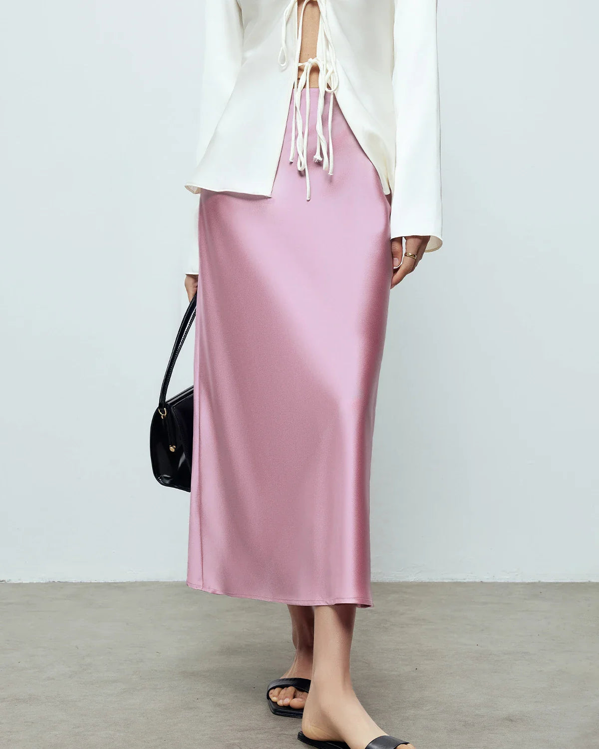 Silk Maxi Skirt – Luxe 100% Zijde Maxi Rok met Elegante Pasvorm