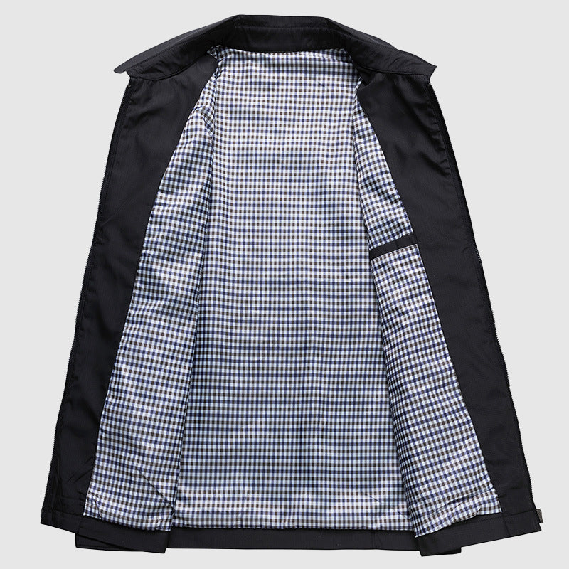 Zaken Lente Jas – Elegante en Stijlvolle Herenjas