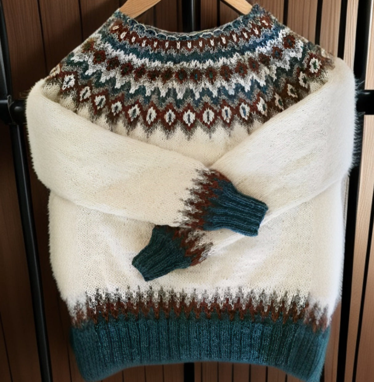 Fred | Stijlvolle Vintage Trui – Tijdloze Retrolook met Modern Comfort