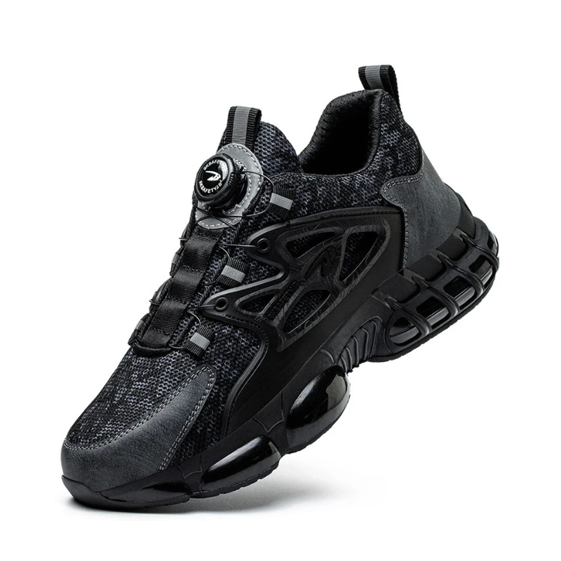 Lichtgewicht Veiligheidsschoenen voor Heren met Stalen Neus – Antislip, Doorboorbestendige Werksneakers