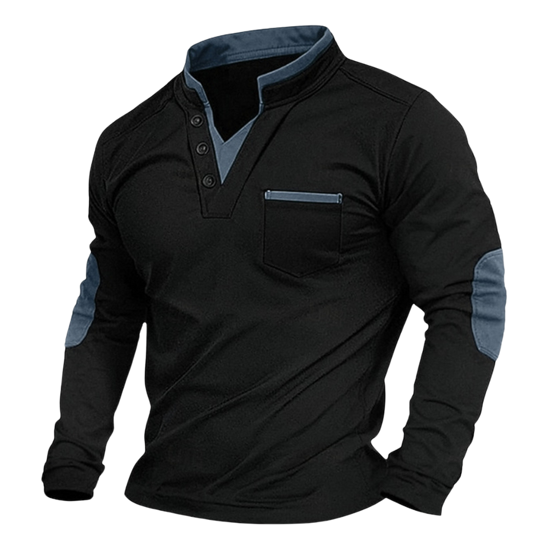 Heren V-hals Sweatshirt – Comfortabel, Stijlvol & Veelzijdig voor Elke Dag