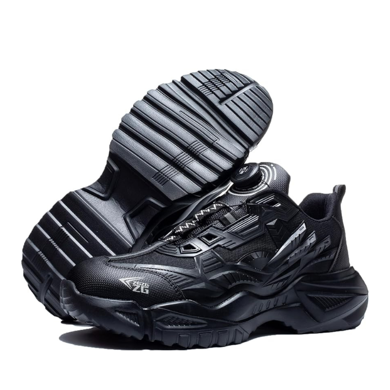 Stalen Neus Veiligheidsschoenen Heren – Lichtgewicht Werkschoenen met Antiperforatie Zool, Antislip & Ademend Mesh