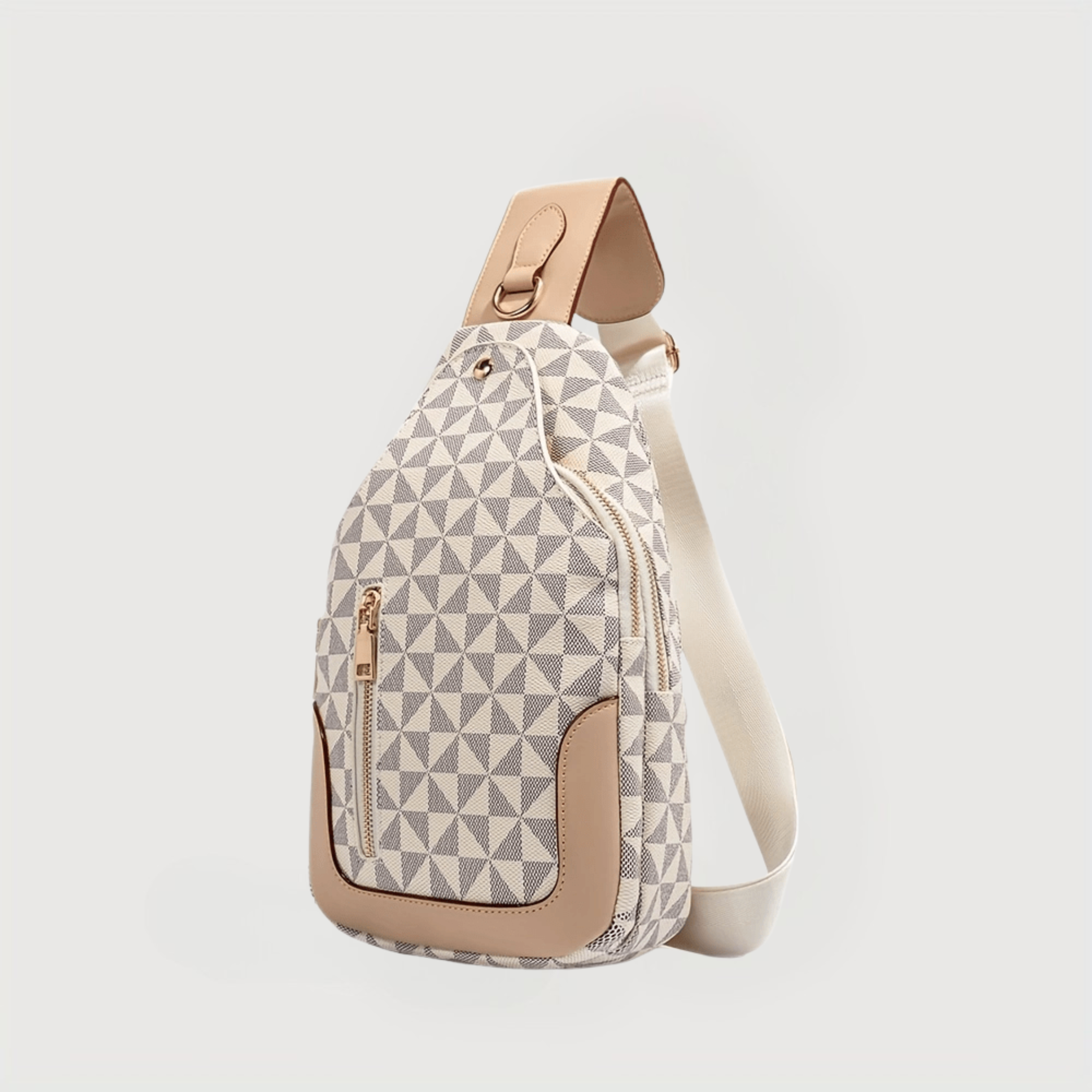 Concept Crossbody Sling Bag – Luxe Unisex Schoudertas met Vegan Leren Afwerking