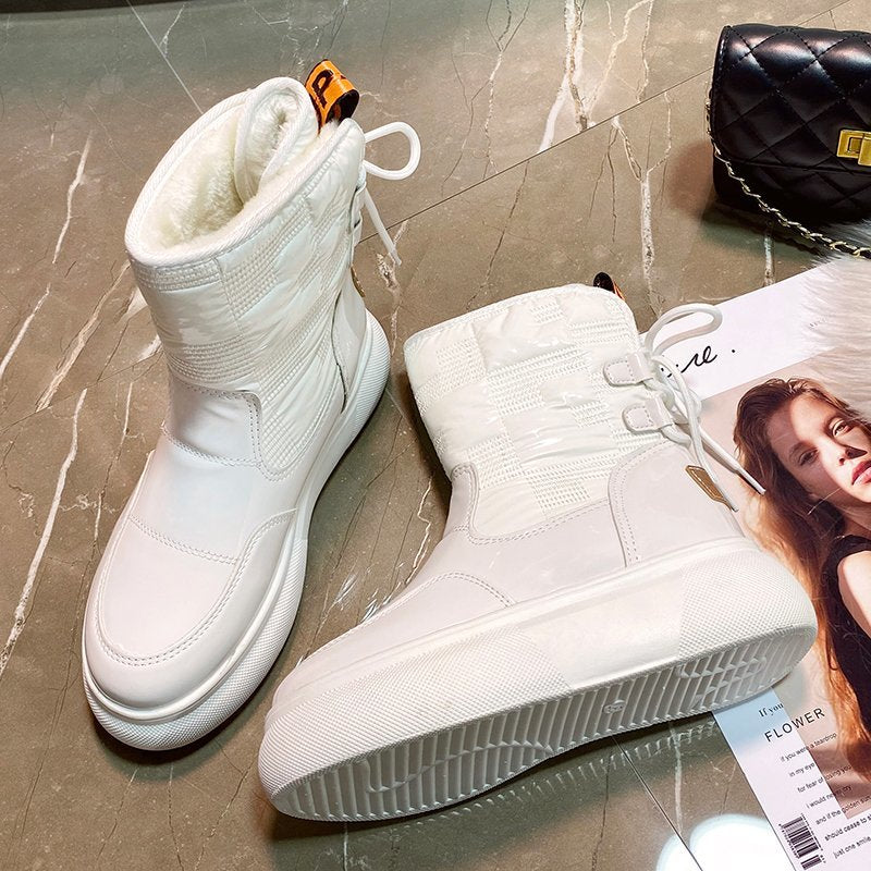 Waterdichte Enkellaarsjes voor Koude Dagen – Warme, Comfortabele & Elegante Winterlaarzen