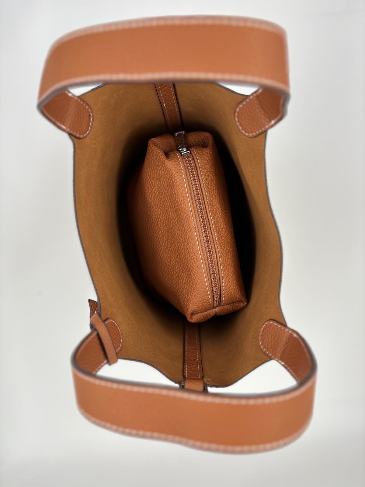 Chique Gestructureerde Schoudertas – Praktisch en Tijdloos Ontwerp