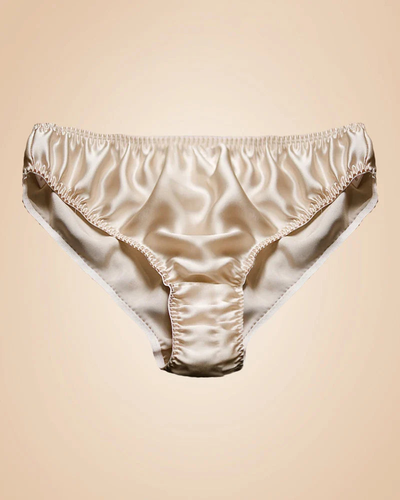 Dames Zijde Slip – 100% Moerbei Zijde Ondergoed met Ademend Naadloos Model