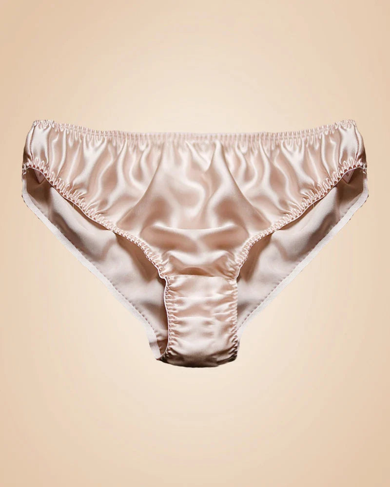 Dames Zijde Slip – 100% Moerbei Zijde Ondergoed met Ademend Naadloos Model