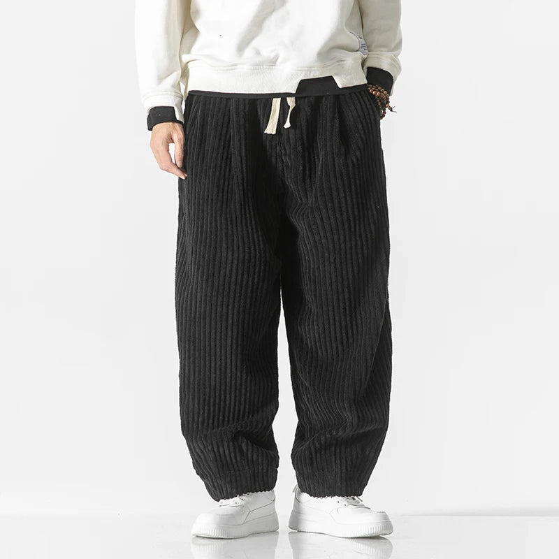 Lounge Pants – Comfortabele Corduroy Broek met Moderne Pasvorm