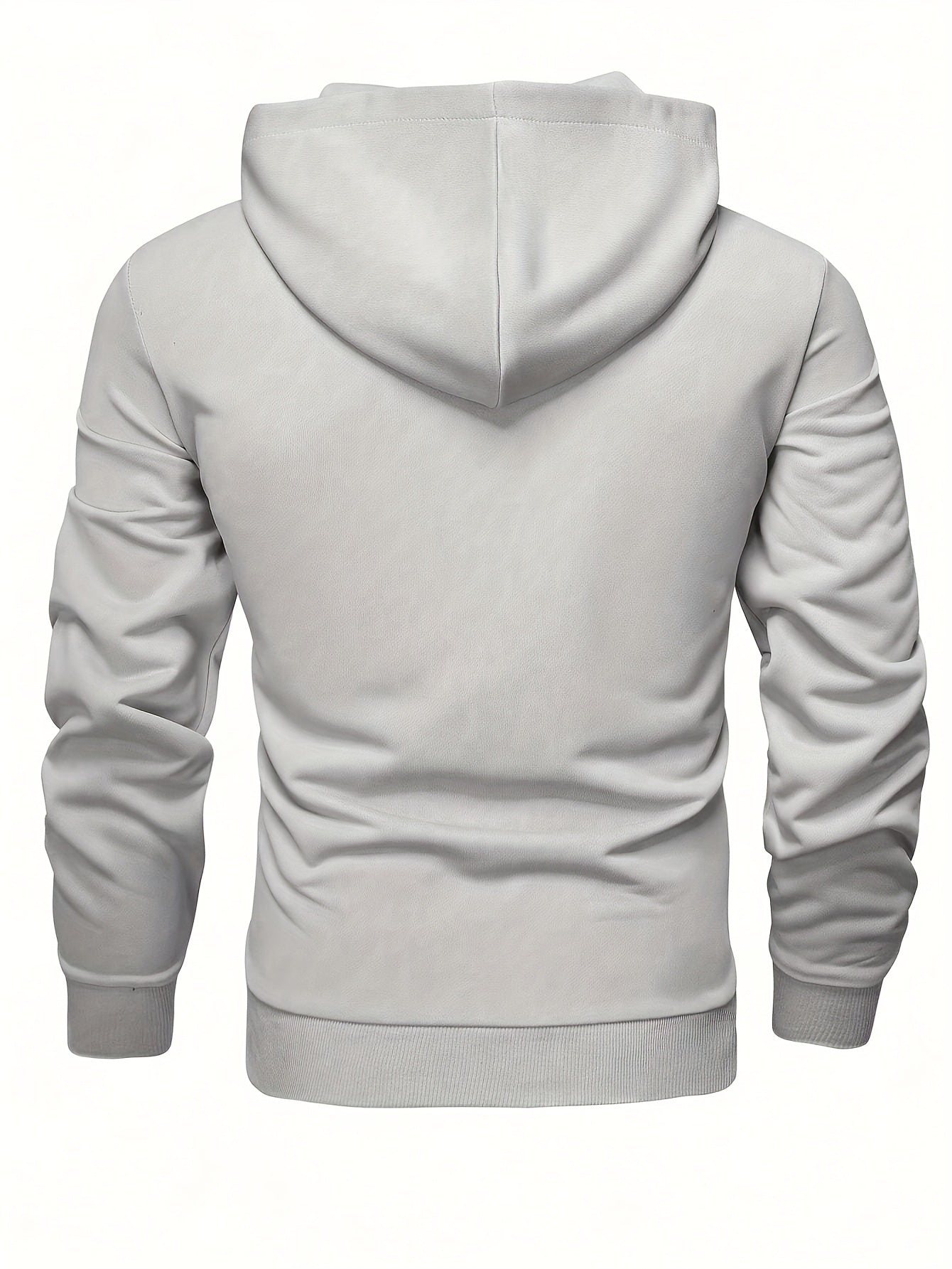 Casual Hoodie met Lange Mouwen en Knopen – Comfortabele Trui voor Dagelijks Gebruik