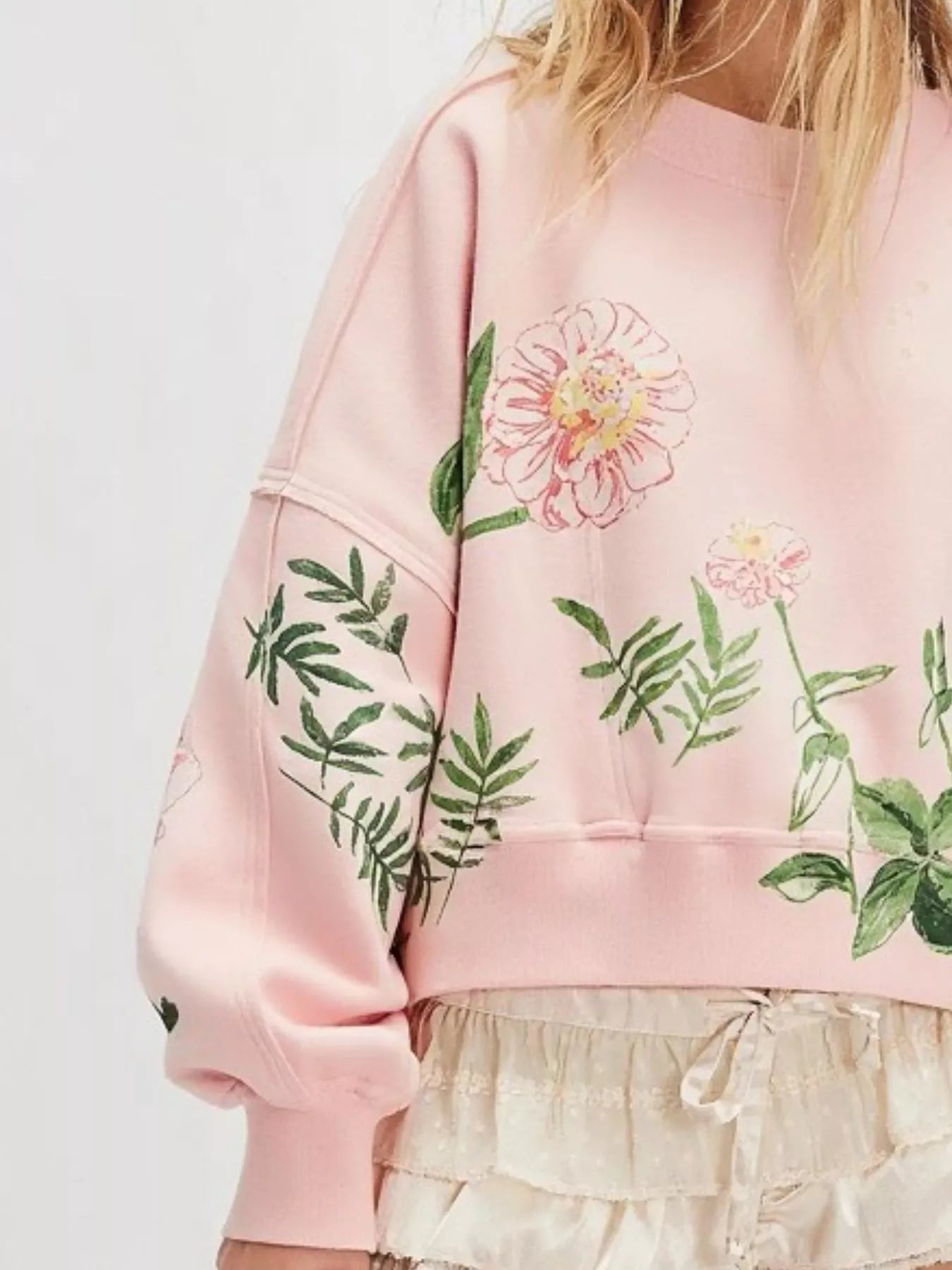 Sweatshirt met Verlaagde Schouders – Comfortabele & Trendy Casual Trui