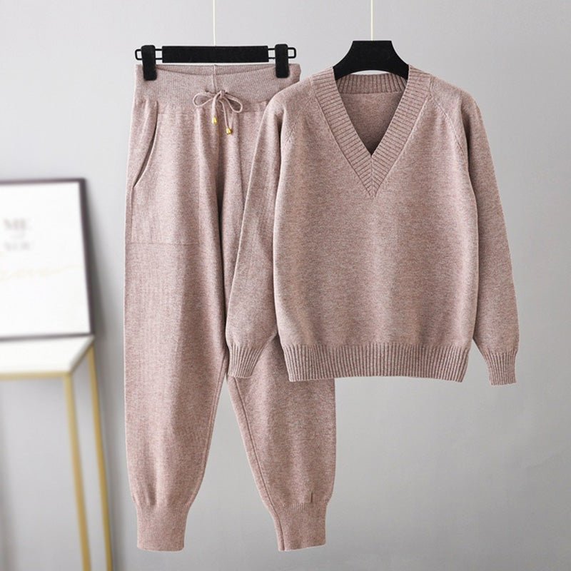 Comfort Two Piece Set – Stijlvolle & Warme Dames Set met Trui en Broek