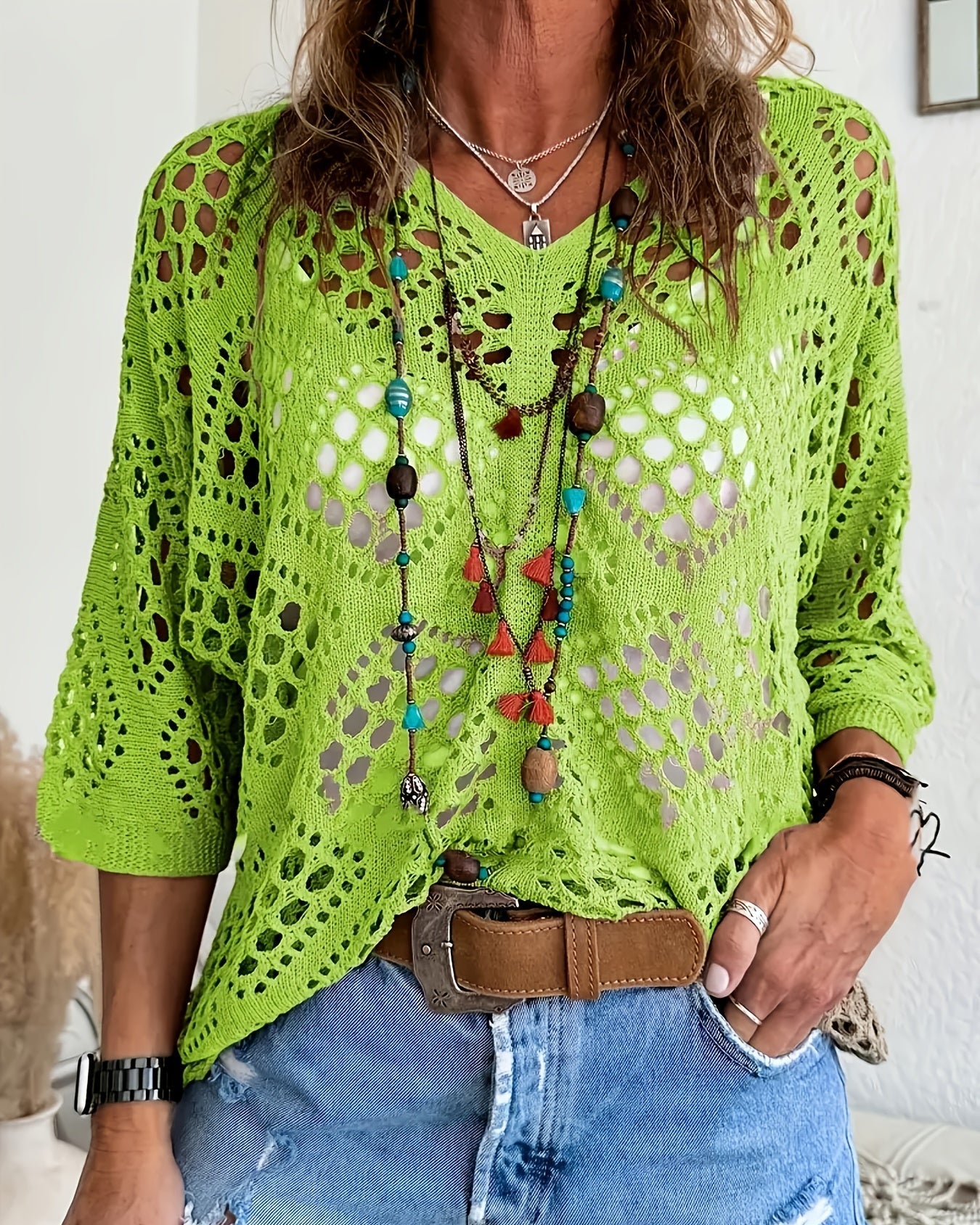 Diamond Mesh Dreams Top